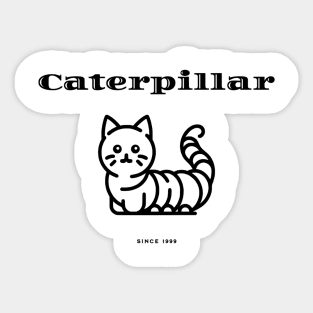 Caterpiller - cat design Sticker